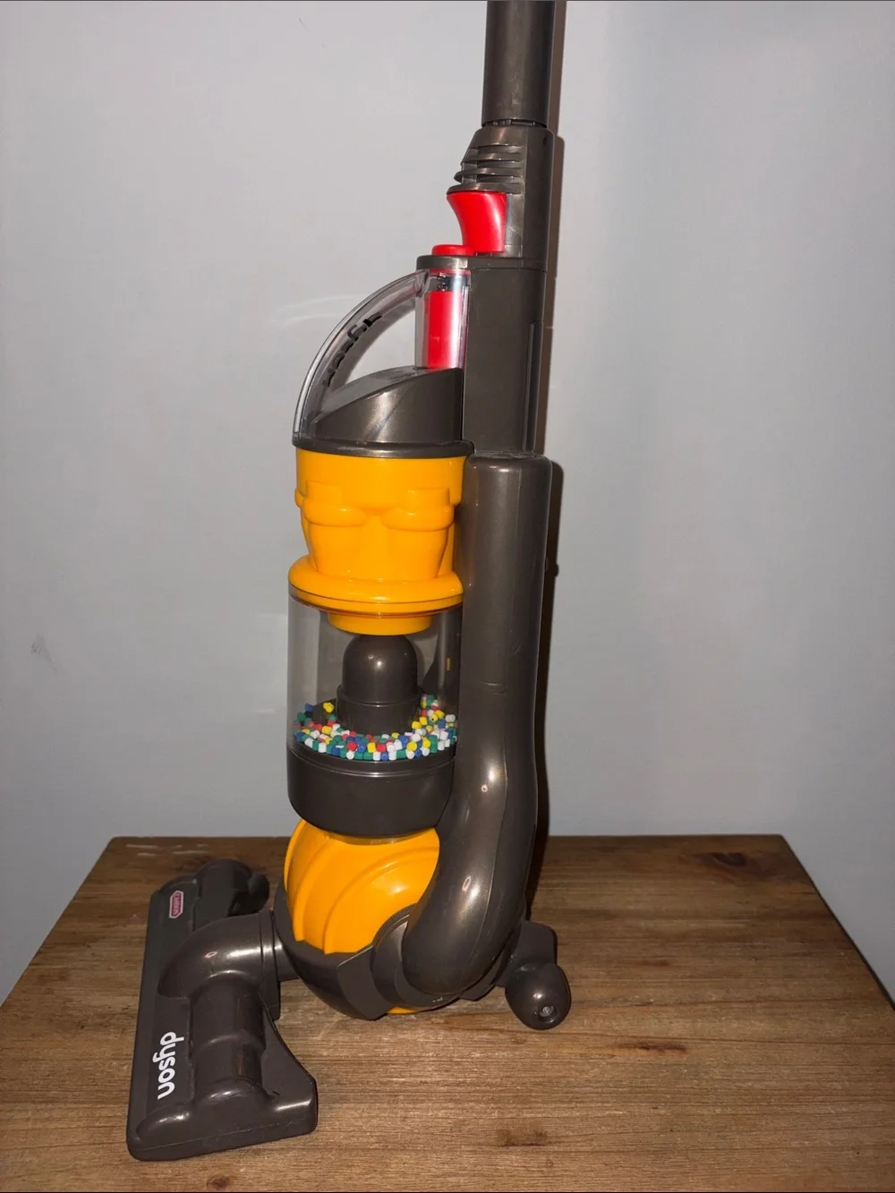 Dyson Kids Toy Vacuum in Yellow, Gray and Red